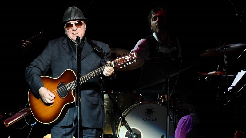 o cantor e compositor Van Morrison durante show em 2015 - Rex Features/AP