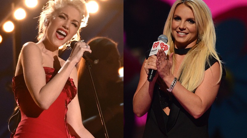 As cantoras Gwen Stefani e Britney Spears - AP