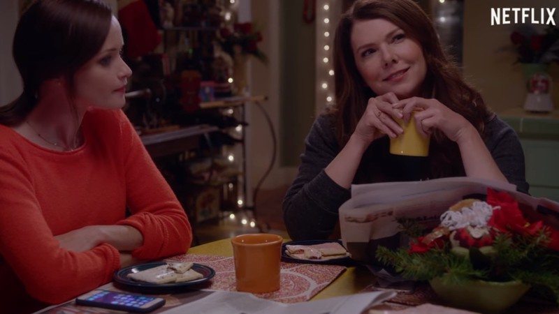 Cena do vídeo que divulgou a data de estreia do revival de <i>Gilmore Girls</i>, chamado <>Um Ano Para Recordar</i> - Reprodução/Vídeo