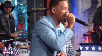 Will Smith cantando "Summertime" no <i>The Late Show with Stephen Colbert</i> - Reprodução/Vídeo