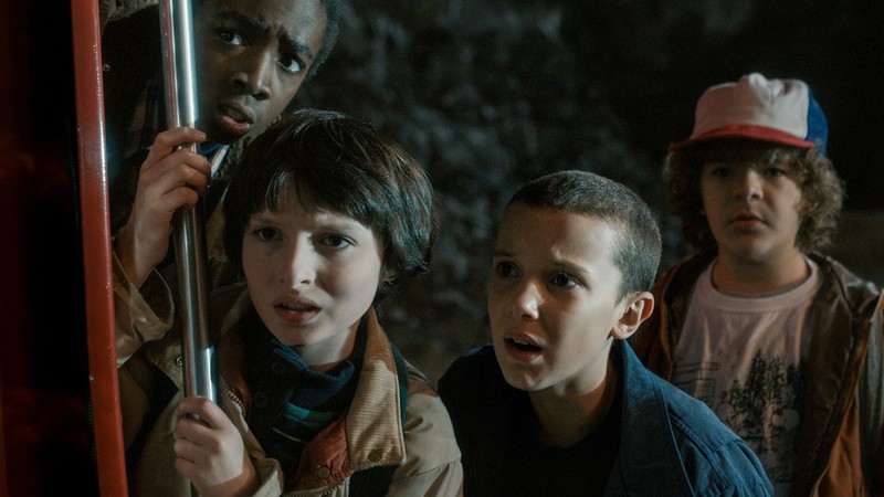 Cena da série <i>Stranger Things</i> (2016), ficção científica da Netflix - Reprodução