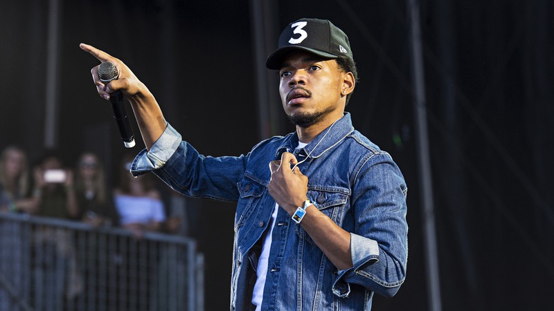 O norte-americano de Chicago Chance the Rapper durante show na edição de 2016 do festival Outside Lands, em São Francisco, na Califórnia (EUA) - Amy Harris/AP