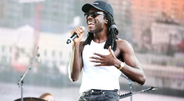 Dev Hynes, também conhecido como Blood Orange, durante show no fesitval Panorama Music Festival, em Nova York, julho de 2016 - Rex Features/AP