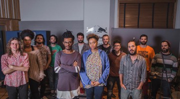 Liniker e Os Caramelows no Red Bull Studios, em São Paulo - Divulgação