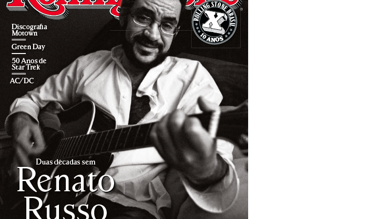 Renato Russo estampa a capa da edição 121 da <i>Rolling Stone Brasil</b>