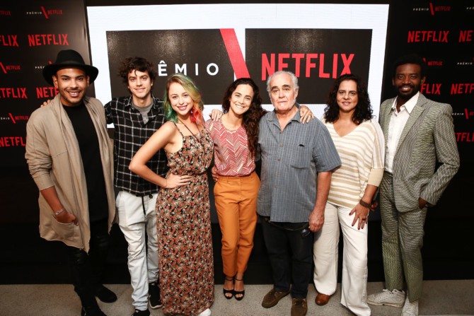 Hugo Gloss, Fernando Andrade, Lully de Verdade, Alice Braga, César Charlone, Adriana Dutra e Fabrício Boliveira - Divulgação