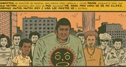 As páginas de Hip Hop Genealogia trazem os grandes mestres do gênero - Ed Piskor (HQS); Divulgação