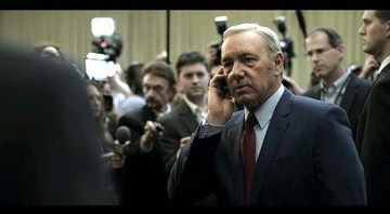 House of Cards, que colocou a Netflix no mapa como produtora de conteúdo, 

 - Divulgação; Reprodução