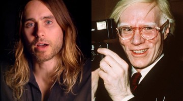 Jared Leto e Andy Warhol - Reprodução/AP