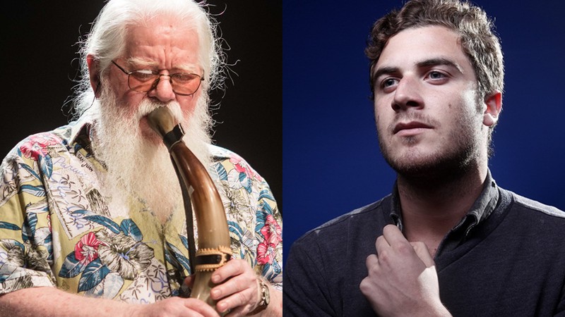 Hermeto Pascoal e Nicolas Jaar - Andrea Nestrea/Divulgação