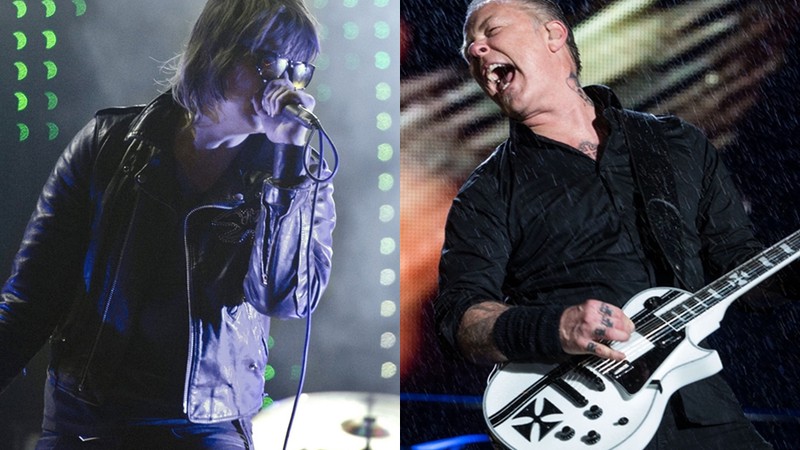 The Strokes e Metallica - Fredrik Sandberg/AP