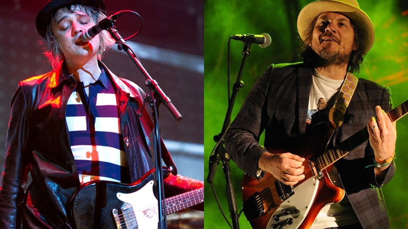 Pete Doherty, do Libertines, e Jeff Tweedy, do Wilco - AP