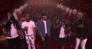 Chance the Rapper durante performance no programa de Jimmy Fallon, em 2016 - Reprodução/Vídeo