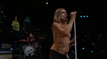 Iggy Pop em sua apresentação no <i>Austin City Limits</i> - Reprodução