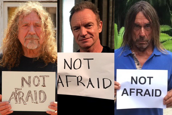 Campanha "We Are Not Afraid" - Reprodução