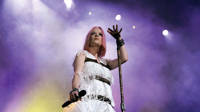 Shirley Manson à frente do Garbage em setembro, na Cidade do México

 - Carlos Tischler/Rex/Shutterstock