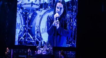 Black Sabbath na apresentação do último domingo, 4, no Estádio do Morumbi, em São Paulo, com a última turnê da carreira - Gustavo Vara