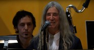 Patti Smith se apresentando na cerimônia do prêmio Nobel - Reprodução