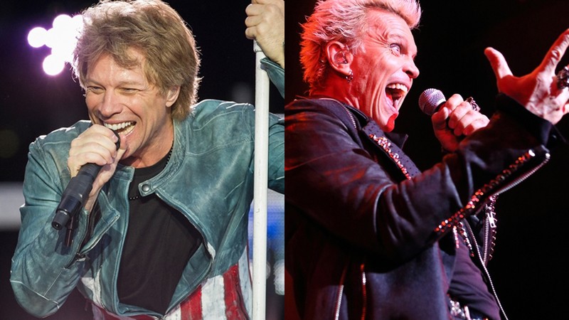 Bon Jovi e Billy Idol, atrações do Rock in Rio 2017 - AP/Owen Sweeney