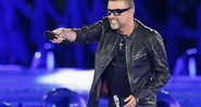 George Michael se apresentando na cerimônia de encerramento das Olimpíadas de 2012, em Londres, na Inglaterra. - Kyodo/AP