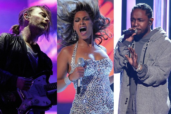 Radiohead, Beyoncé e Kendrick Lamar são headliners do evento - AP