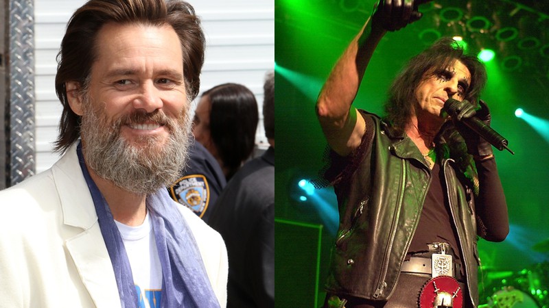 Jim Carrey e Alice Cooper - Greg Allen/Invision/AP/DON HEUPEL/AP