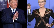 "Uma das atrizes mais superestimadas de Hollywood", disse Trump em resposta ao discurso incisivo de Meryl Streep durante a cerimônia do Globo de Ouro - John Strauss/AP