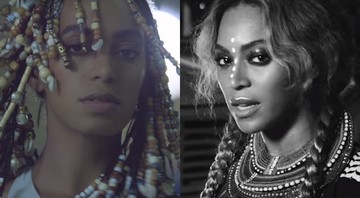 As irmãs Solange e Beyoncé Knowles - Reprodução