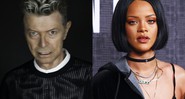 David Bowie e Rihanna - Reprodução/AP