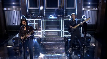 The xx durante apresentação no programa de Jimmy Fallon - Reprodução/Vídeo