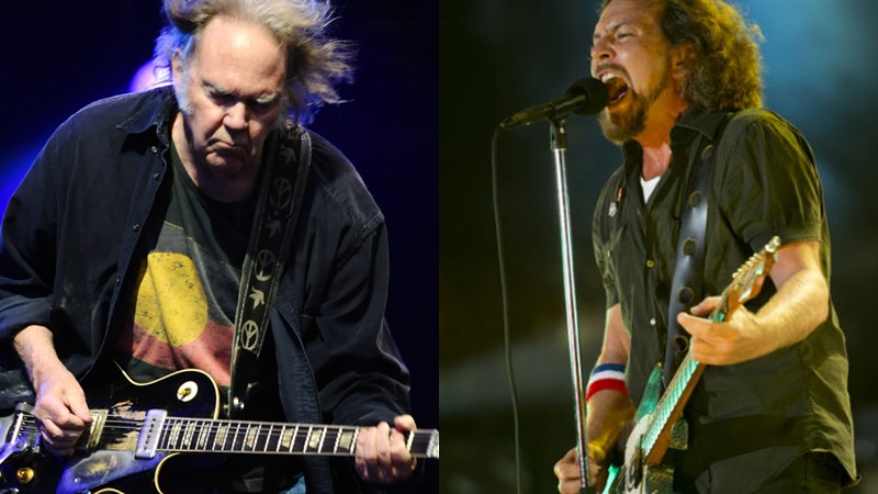 Neil Young e Pearl Jam - AP