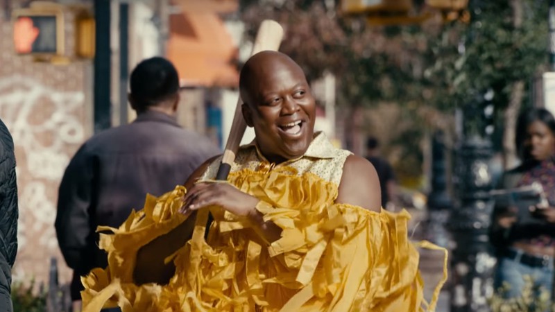 O personagem Titus Andromedon no teaser da terceira temporada de <i>Unbreakable Kimmy Schmidt</i> - Reprodução