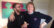 Paul McCartney e Ringo Starr em estúdio - Reprodução