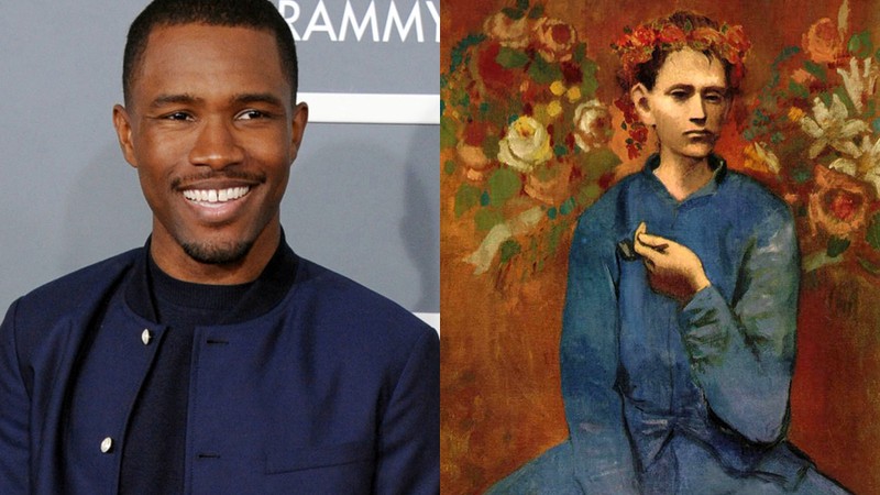 Frank Ocean se inspirou na obra <i>Rapaz com Cachimbo</i>, de Picasso, para a letra de "Slide", parceria dele com Calvin Harris e Migos - AP/Reprodução