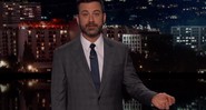 A apresentador Jimmy Kimmel no programa dele, <i>Jimmy Kimmel Live!</i> - Reprodução/Vídeo