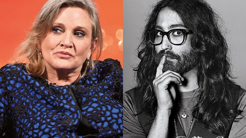 Sean Lennon e Carrie Fisher - AP