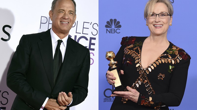 Tom Hanks e Meryl Streep vão estrelar <i>The Post</i>, filme de Steven Spielberg sobre o escândalo do Pentagon Papers - Jordan Strauss/Invision/AP