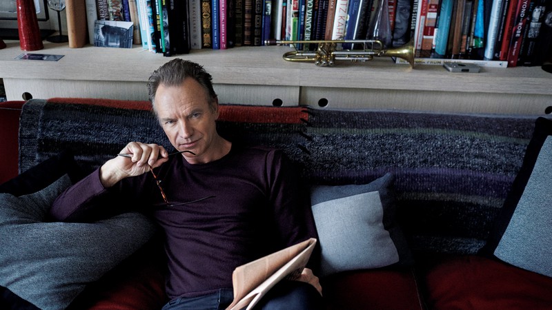 <b>Um inglês em Nova York</b><br>
Sting em retrato feito em outubro de 2016 - Danny Clinch