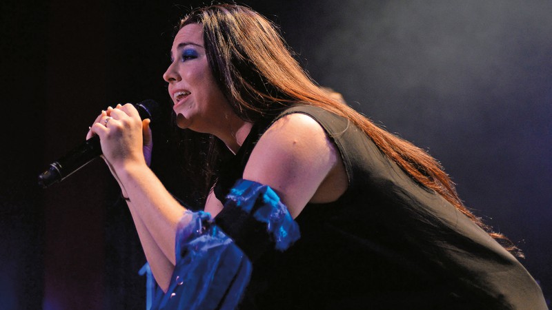 <b>Uma esfinge</b><b>
Amy Lee faz mistério a respeito do novo disco do Evanescence, que se apresenta no Brasil em abri


 - Larry Marano/Rex/Shutterstock/AP Images