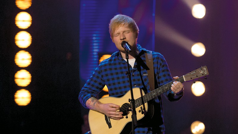 Ed Sheeran

 - Isabel Infantes/AP Images