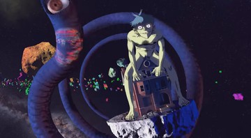 Cena do clipe de "Saturn Barz", do Gorillaz - Reprodução