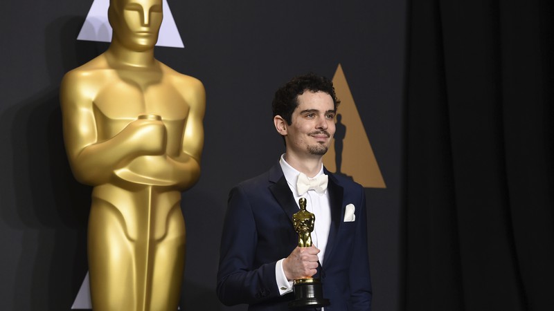 Damien Chazelle na premição do Oscar 2017 - AP