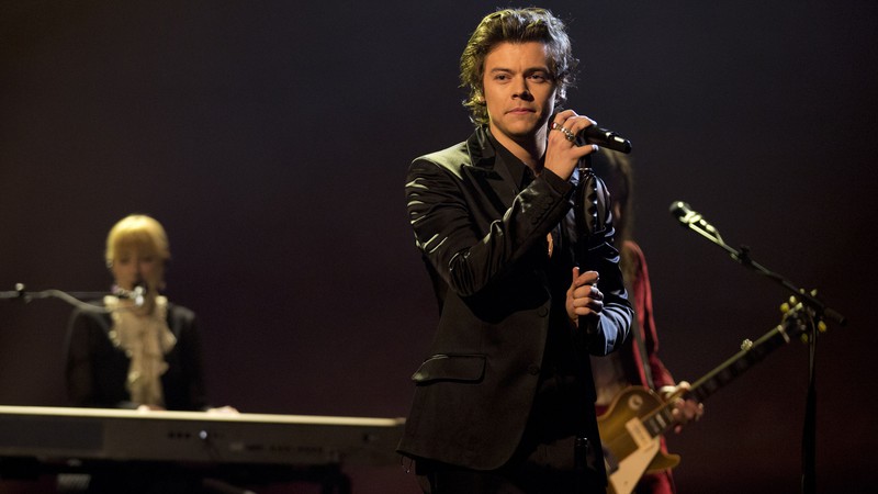 Harry Styles em apresentação no programa <i>Graham Norton Show</i> - AP