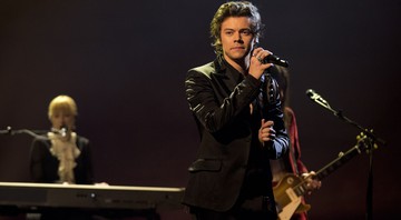 Harry Styles em apresentação no programa <i>Graham Norton Show</i> - AP