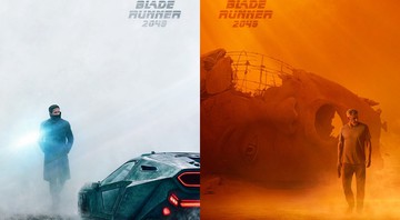 Os cartazes de <i>Blade Runner 2049</i> com Ryan Gosling e Harrison Ford - Divulgação