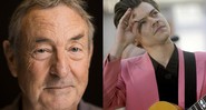 Nick Mason, ex-baterista do Pink Floyd, e Harry Styles - AP