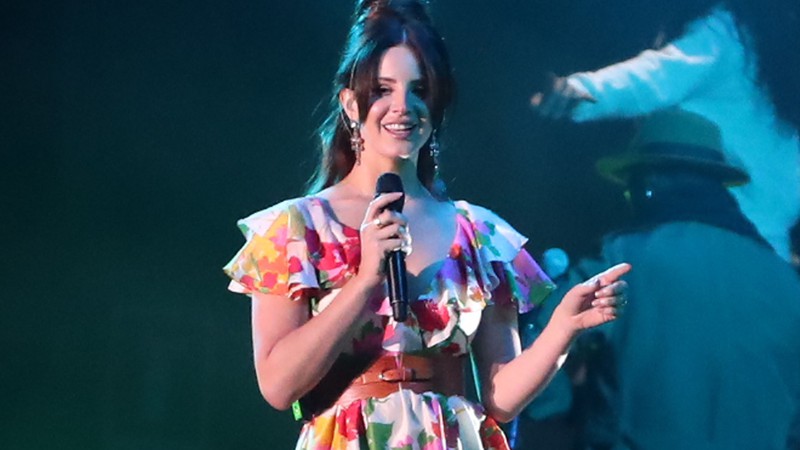 Lana Del Rey em apresentação na Cidade do México - AP