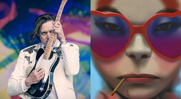 Win Butler, vocalista do Arcade Fire e Noodle, integrante virtual do Gorillaz - Reprodução