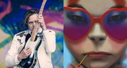 Win Butler, vocalista do Arcade Fire e Noodle, integrante virtual do Gorillaz - Reprodução