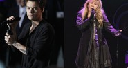 Harry Styles e Stevie Nicks tocaram juntos no primeiro show solo do cantor do One Direction nos Estados Unidos - AP/Sipa USA via AP